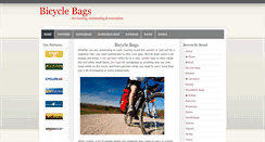Desktop Screenshot of bicyclebags.org.uk